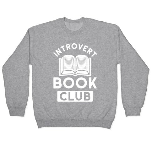 Introvert Book Club Crewneck Sweatshirt